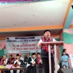 उमेदवार सन्दीप राना पुगे मगर एकता दिवसमा शुभकामना दिन विभिन्न मगर दिवस मेलामा